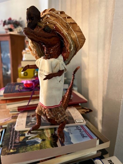 1950s Taxidermy baby gator