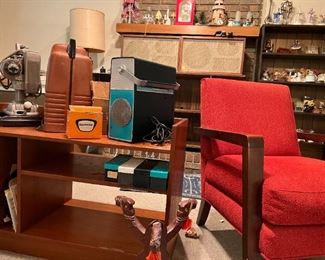 Vintage slide and movie projectors,