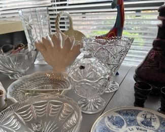 Crystal and depression glasss