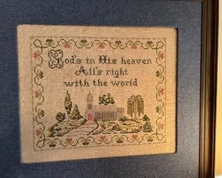 Antique cross stitch