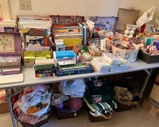 Lots of paper craft supplies