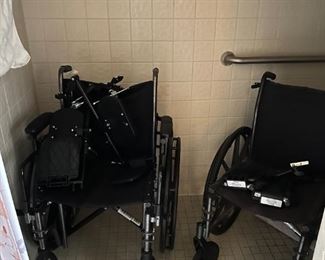 Wheel chairs, one new