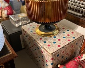 1950s music box canister