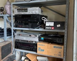 Vintage electronics and stereo equipment