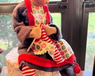 Interesting knitting doll