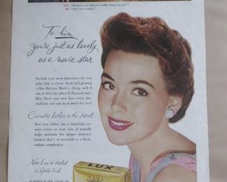 Barbara Rush - Lux Soap Ad