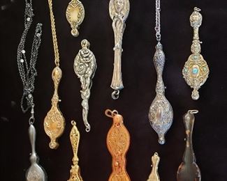 Cool Collection of Antique Lorgnettes, including Sterling Silver & Tortoise