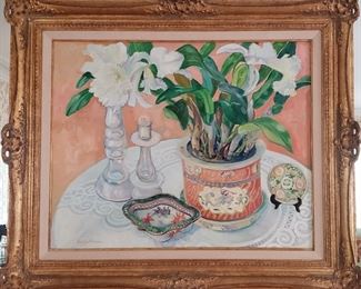 Large Orig. Oil by Beverly Lohman, listed