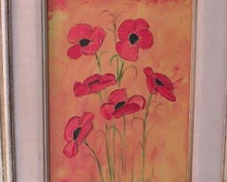 "Poppies"  Orig. Oil