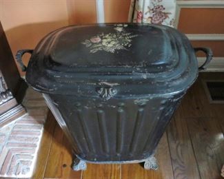 Victorian Tole Coal Scuttle