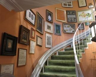 Stairwell Full of Fine Art