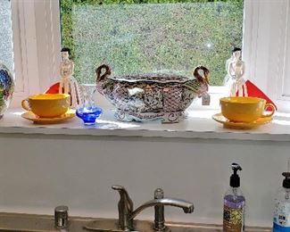 Kitchen Stuff - Lady Napkin Stands; Portuguese Center Bowl, etc.