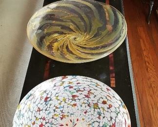 Mellifiori and Gold Fleck Murano Glass Bowls; Mellifiori SOLD!
