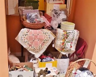 LOTS of Great Yarn and Canvases!