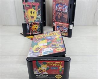 3 sega genesis games Krusty mrs paceman 