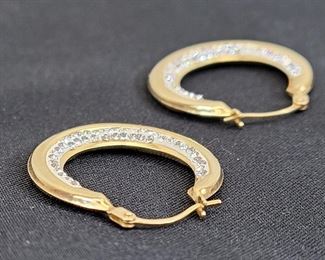 14kt gold earrings