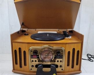 record, cd , radio player