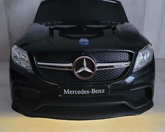 AMG Mercedes Kids Stroller Car - lights - Steering for the kids can be turned on or off - horn - music - pullout foot platforms