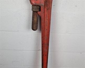48" (4 foot) Rigid pipe wrench - weighs 50+ pounds