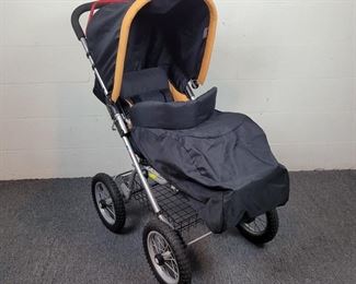 Vintage Emmaljunga EC-Sport Stroller with Cover  Made in Sweden  Excellent condition - may have been used a few times, but still has vent spews (tire rubber hair on new tires).