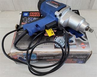1/2 inch Square Drive Electric Impact Wrench model GM 2813  120v/60 hz 7.5 amp 2100 RPM- no load 2700 impacts per minute Performance Parts - Metal gears  *Ageless Auctions 3-day guarantee