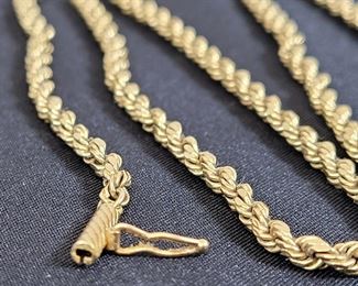 14kt necklace for scrap - broken