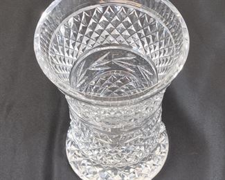 Beautiful Vintage - Marked Waterford -  Waterford Glandore Collection Cut Vase.  Measures 6" x 4" tall.