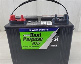 West Marine Battery Like New - *Ageless Auctions 3-day guarantee