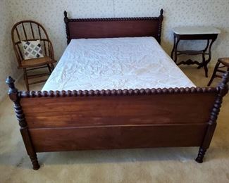 antique Jenny Lind style double/queen bed