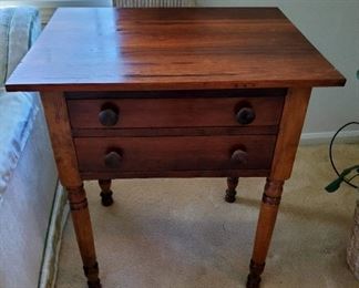 antique two drawer stand
