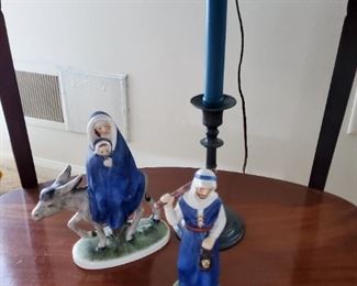 GOEBEL FLIGHT INTO EGYPT 2PC JESUS MARY JOSEPH SCULPTURE W GERMANY