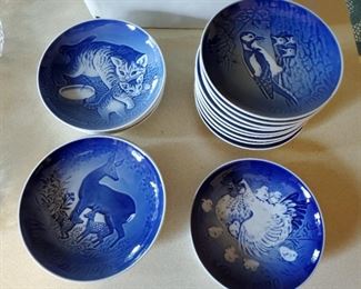 Bing & Grondahl Mors Dag Mother's Day plates 1970's and 80's