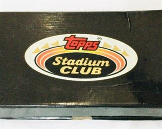 Topps Stadium Club w/ Many Cards and Metal Nolan Ryan Card  
