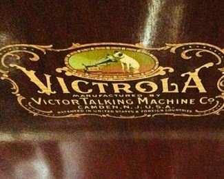 Victrola Mark Inside Record Player 