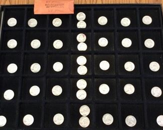  U.S. 90% Silver Washington Quarters in  lots  