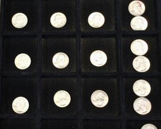  U.S. 90% Silver Washington Quarters in  lots  