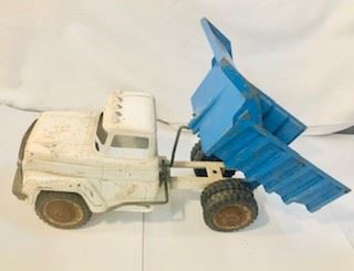12 inch long Hubley Dump  truck late 50s or early 1960s  