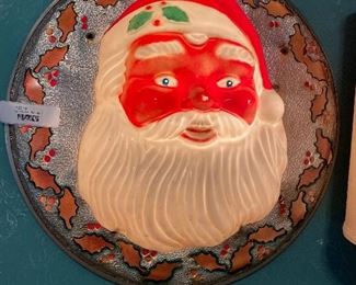 Santa blow mold.