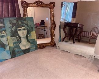 Some fun artwork, mirrors