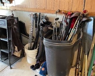 Loads of golf clubs
