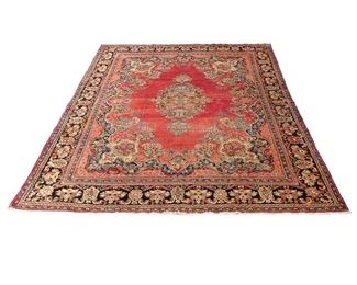 Lot 223 | MAHAL/SULTANABAD CARPET, LATE 19TH/EARLY 20TH C. | Circa late 19th / early 20th century, having a salmon field with central medallion
h. 13 ft. 10 in. w. 10 ft. 5 in.