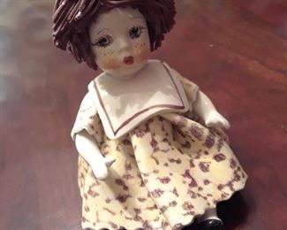 Pottery doll