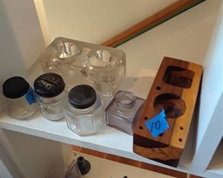 Ink wells, storage block