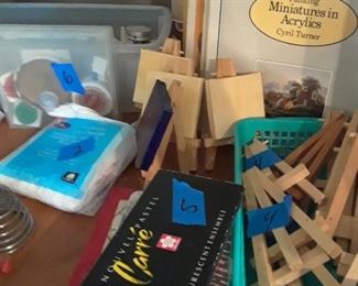More books and art supplies