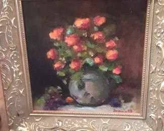 Framed oil