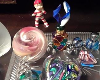 More paperweights and perfumes