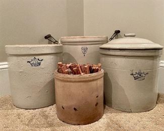 Antique crocks!  See you the weekend of November 20th & 21st!  