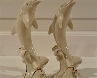 Item 87:  (2) Lenox dolphins - 4":  $14/Each