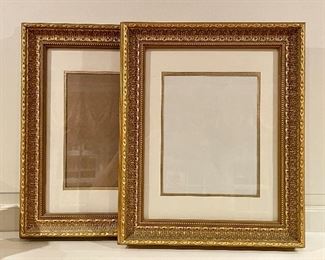 Item 93:  (2) Gold frames - 14.5" x 17.75":  $28