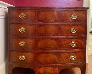 Item 9:  Baker Furniture four drawer chest - 41"l x 22"w x 38"h:  $945